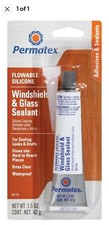 Permatex 81730 Flowable Silicone Windshield  Glass Sealer 1.5 oz Tube