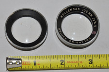 Wollensak 135 MM F 4.5 W Enlarging Raptar - Front and Back Glass only NO Lens 