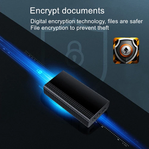 Grabadora digital espía activada por voz mini dispositivo de grabación de audio oculto 32 GB - Imagen 7 de 17