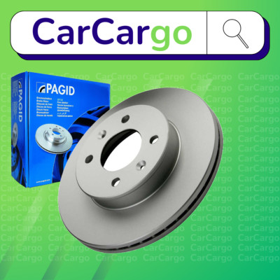 Pagid Vented Front Brake Discs Pair For Hyundai Getz 1.3 2002-2009 241 mm