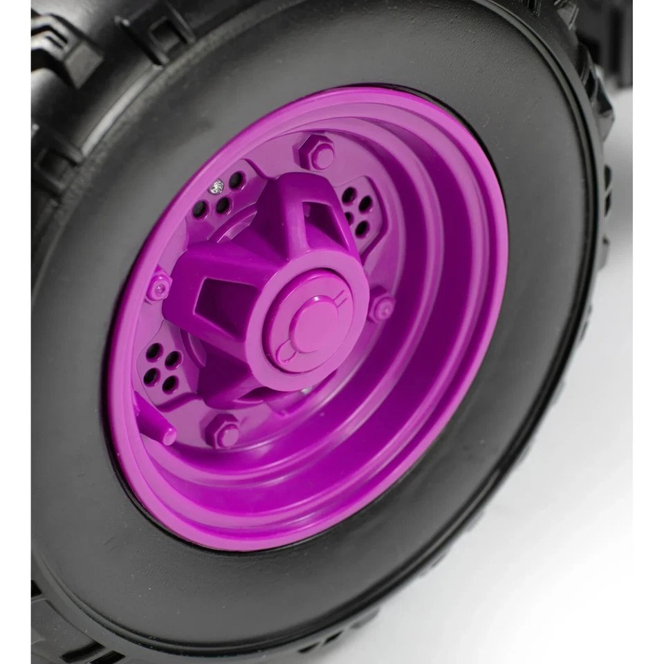 雅马哈猛禽全地形车 12V 全地形电池供电骑行服,紫色,3 岁以上 — 第 4/4 张图片