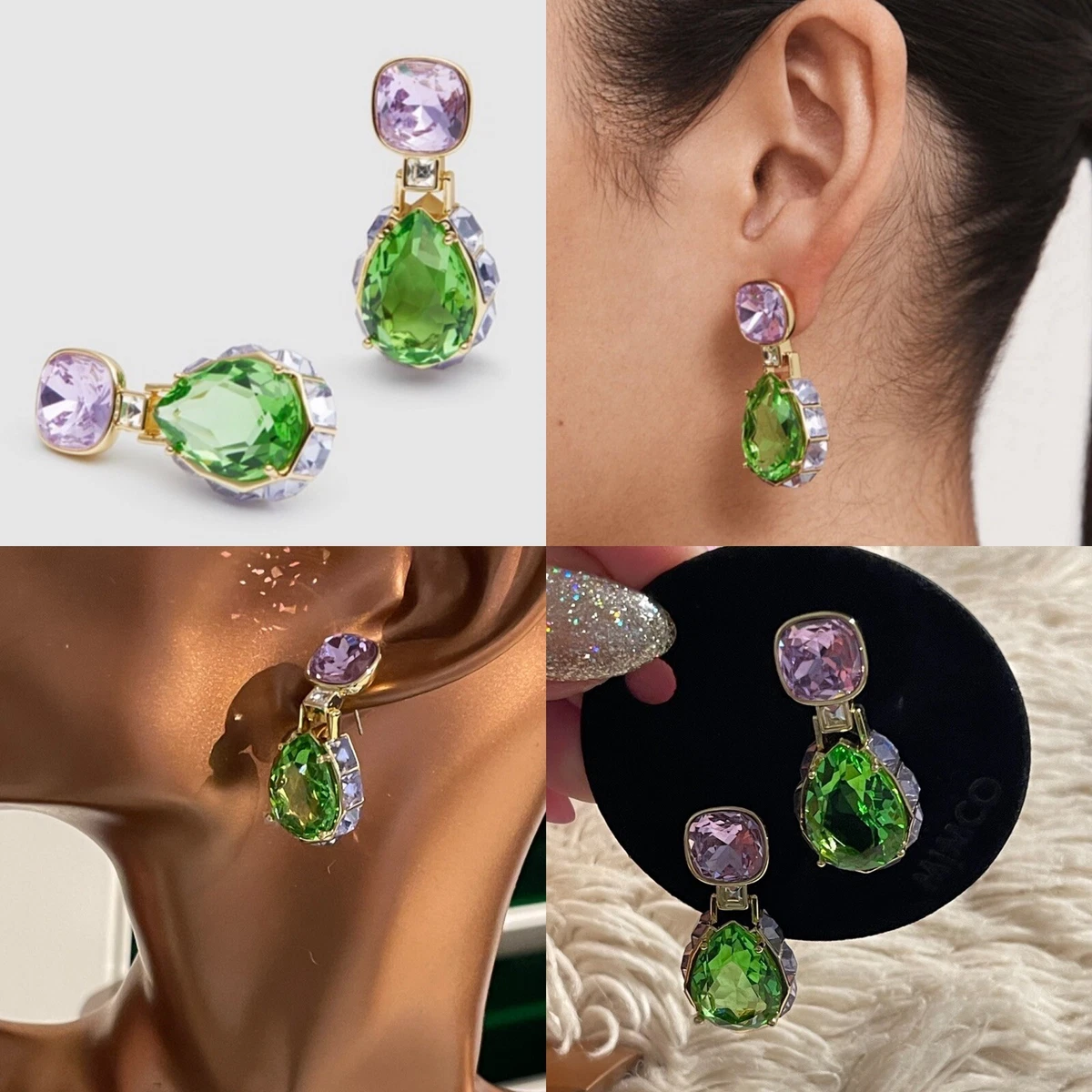 Mimco outlet green earrings