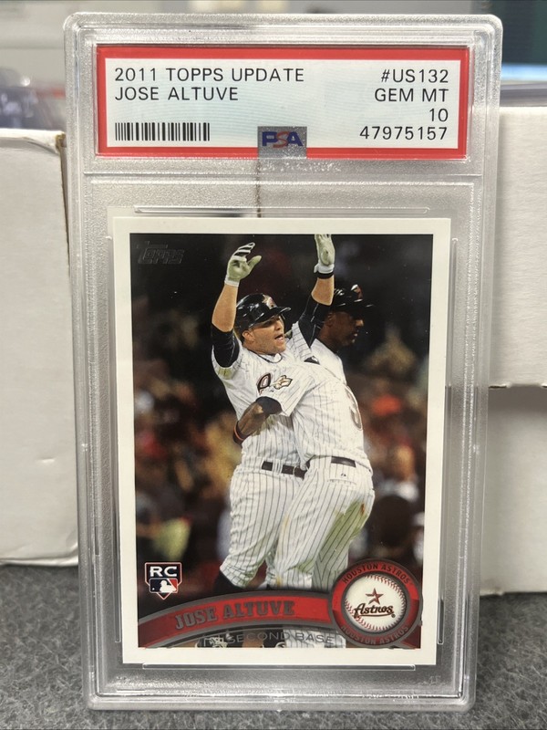 2011 Topps Jose Altuve #US132 Rookie HOF Houston Astros PSA 10