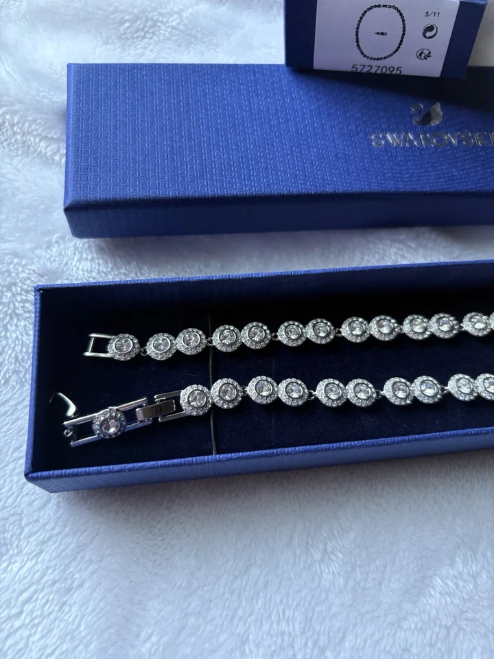 Colar de tênis Swarovski una angelic (prata) - Imagem 2 de 4