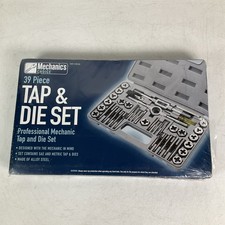 NEW Mechanic's Choice 39 Piece Tap Die Set Alloy Steel SAE and Metric