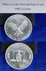Rare Hoffman & Hoffman International Trade Unit Fly Eagle 1 Oz 999 Silver Round