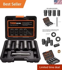 Effortless Lug Nut Remover Kit - Perfect for Stripped and Rusted Bolts