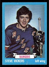 1973-74 Topps Steve Vickers #57 - New York Rangers