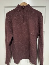 Men  s Lucky Brand Maroon Sweater Size Large NWOT