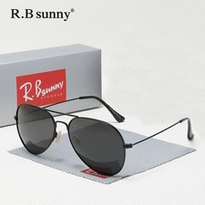 Image of New Ray-Ban RB3025 Aviator Sunglasses Gold Frame Glass Gradient Brown Lens 58mm!
