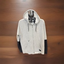 Oakley Men's Protection Fleece Gray Full Zip Hoodie Jacket Size 2XL EUC   