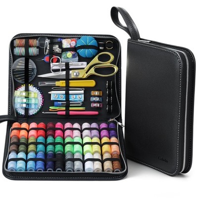 Cebelo Large Sewing Kit for Adults: 232Pcs Supplies small, Black 