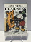 MICKEY MOUSE "STEAMBOAT WILLIE" WALT DISNEY 2024 LEAF LEGENDS ANIMATION CARD