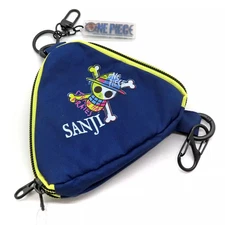 One Piece Wallet Pass Case Sanji Triangle Coin Keychain Navy Dress Netflix