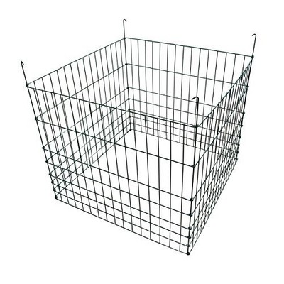 Garden Wire Compost Bin 36x36x30 inches, Green, Garden Bed Fencing