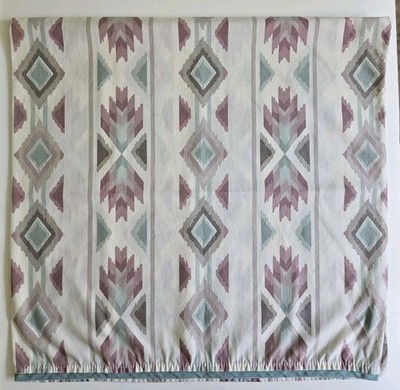 vtg 90's Dan River South West King Pillowcase Percale Pink Blue Desert Chic USA