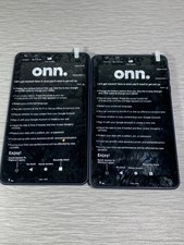  LOT OF 2 ONN Surf 7" 16GB Gen 2 Tablets  FOR PARTS NO POWER
