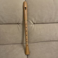 gepflegte Moeck Alt-Blockflöte Tuju Alt-f deutsche Griffweise Ahorn. 48cm
