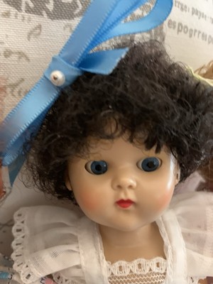 black curly poodle cut wig for your vintage Ginny doll (no doll)