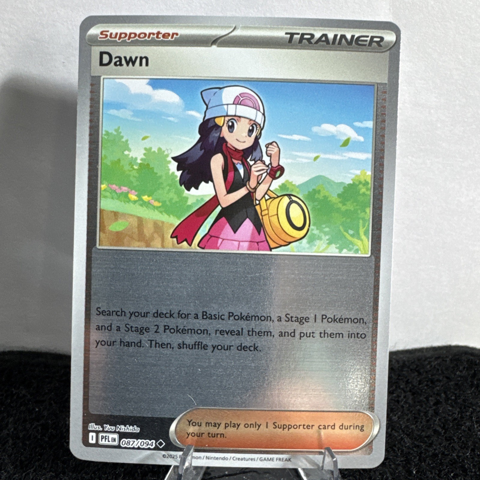 Dawn 087/094 Reverse Holo Pokémon Phantasmal Flames NM
