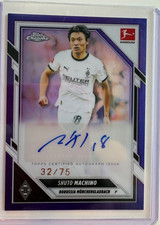 Shuto Machino Autogrammkarte /75 – Topps Chrome Bundesliga