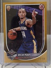 MICAH PEAVY Pelicans 2025 Topps Bowman Rookie Basketball Card #/50