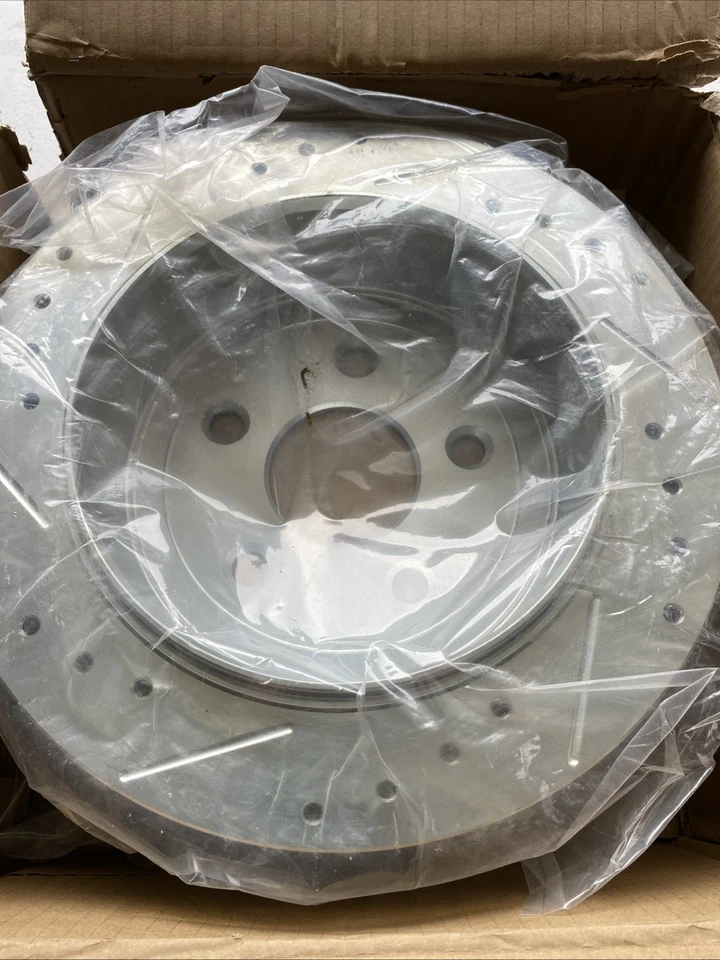 Juego de 2 rotores de freno Power Stop AR8382XR AR8382XL para Jeep Wrangler 07-18 ^ Foto 2 de 2