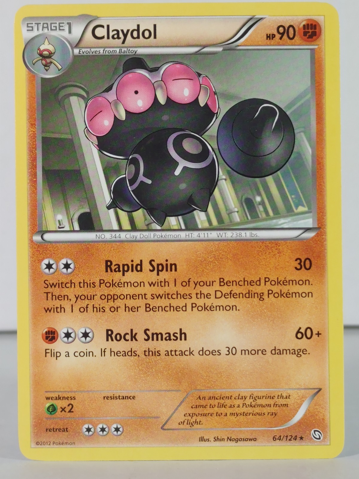 Claydol - Dragons Exalted - 64/124 - NM - Pokemon - A