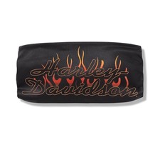 Harley-Davidson Women's Flames For Days Headband, Black - 97790-25VW