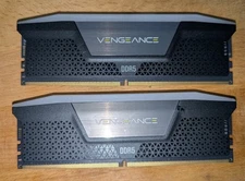 CORSAIR VENGEANCE RGB DDR5 RAM 32GB (2x16GB) 6000MHz CL36  – Black