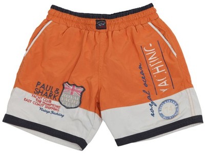 Paul & Shark Yachting Cadets Kinder Jungen Badehose Shorts Größe 4 Orange