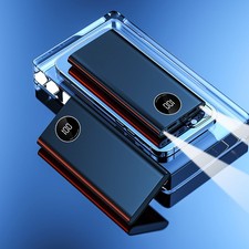 900000MAH Portable Power Bank LCD LED 2 USB Battery Charger For Mobile Phone New