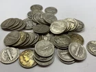 ROLL OF 50 MERCURY DIMES - MIXED DATE -  $5 FACE VALUE 🇺🇸90% SILVER 🇺🇸 APMEX