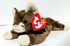 Ty - Beanie Babies - Pounce - 7" Cat Plush - Tags - Vintage 1997