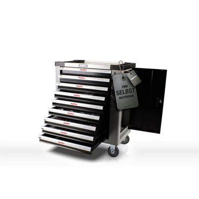 Chariot D'Outils Ateliers XXL Premium Avec 9 Tiroirs Sans Outils - Photo 1/4