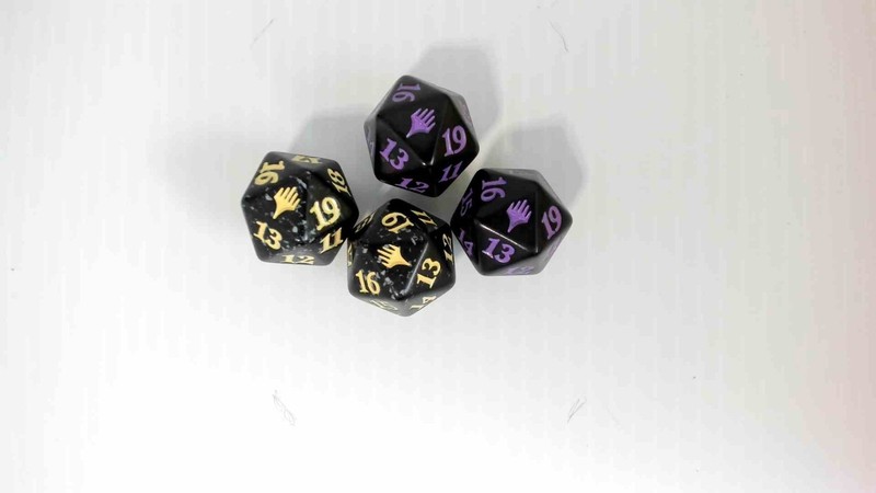 Lot Of 4 MTG Planeswalker Spindown Dice D20 Life Counter Magic the Gathering MTG