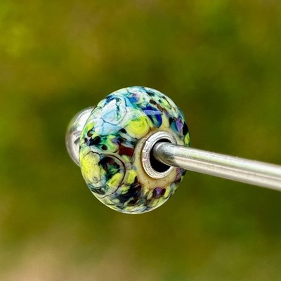Trollbeads Event Limited Bead Mehrfarbig Trollstein Gelb Grün Blau 