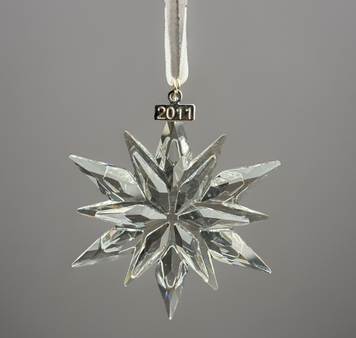 Swarovski Crystal 2011 Annual Edition Christmas Ornament 20th