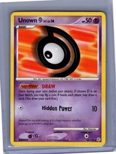 Unown [D] 68/130 Diamond and Pearl Uncommon MP on eBay
