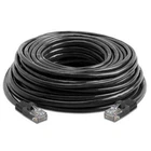 2 X 50' FT Feet CAT6 CAT 6 RJ45 Ethernet Network LAN Patch Cable Cord  - Black