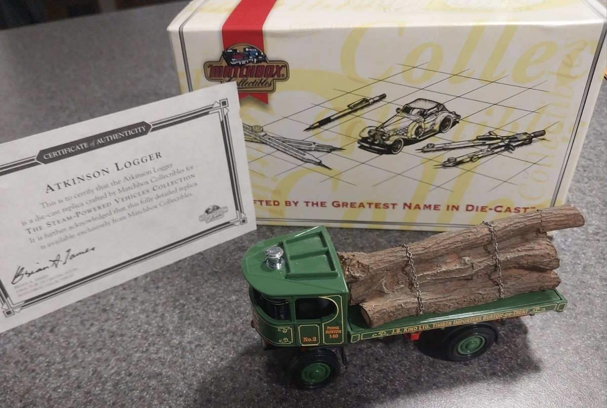 MATCHBOX YESTERYEAR COLLECTIBLES YAS06-M ATKINSON LOGGER In Box | eBay