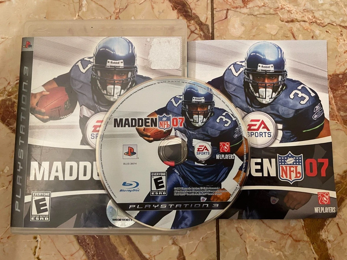 Madden nfl 07 ps3 sale