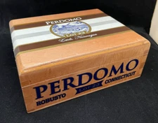 Perdomo Robusto Lot 23 Empty Wood Cigar Box 7.25" x 7" x 32 7/8"
