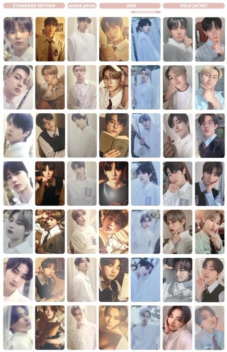 ENHYPEN BORDER: 優しい タレントカード 3枚セット ENHYPEN BORDER : HAKANAI OFFICIAL PHOTO CARD STANDARD SOLO