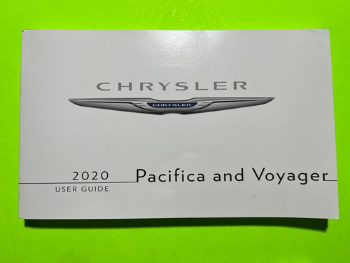 2020 Chrysler PACIFICA and VOYAGER Owners Manual User Guide SetwUConnect & Pouch - Picture 2 of 8