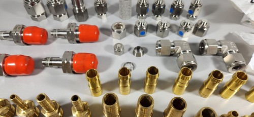 FUJIKIN SERTO HAM-LET GASFLO STAINLESS STEEL VALVES BRASS FITTINGS MIXED LOT - Picture 19 of 20