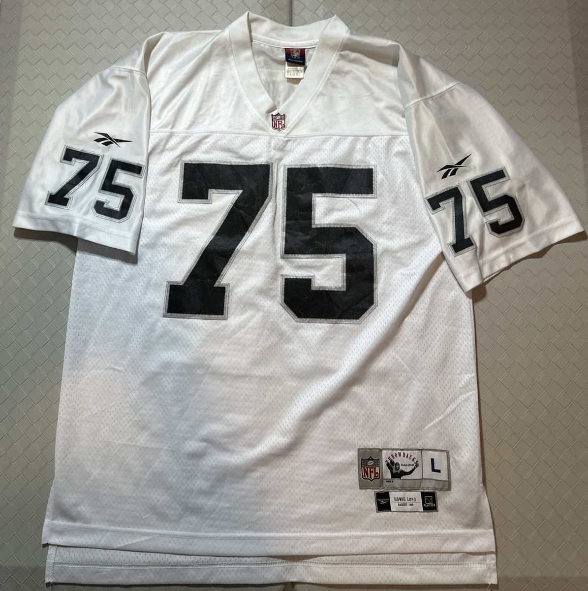 Los Angeles Raiders 1988 Howie Long #75 Football Reebok