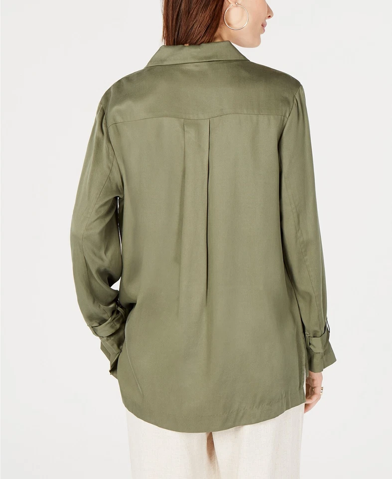 Blazer Naked Zebra Aliz Relajado Puño Atado Mujer Verde Talla L NUEVO NUEVO CON ETIQUETAS 297 Foto 2 de 2