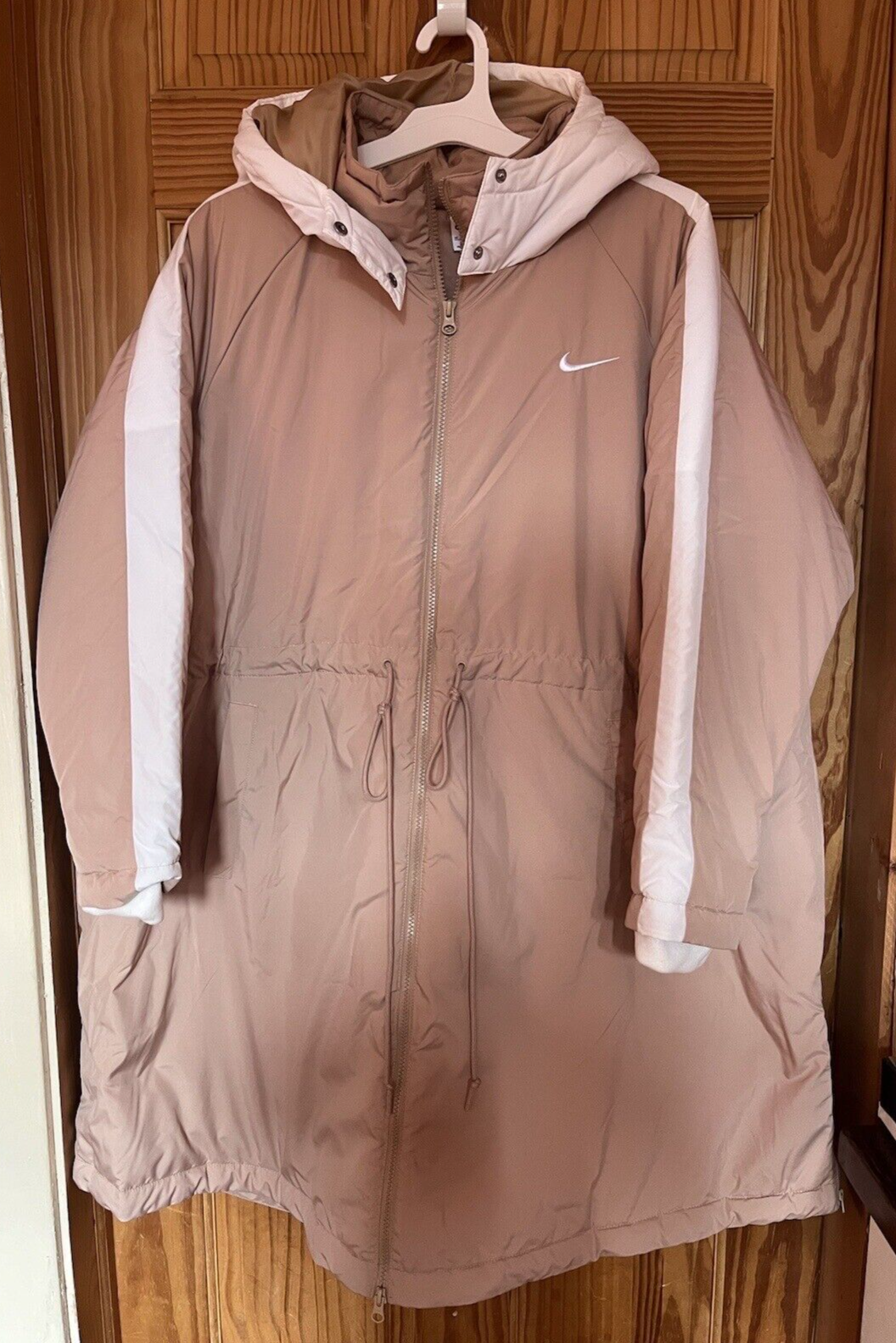 SACAI X NIKE Nike Sportswear Essential Giacca Marrone Bianco Donna Taglia 1X FB3201 200
