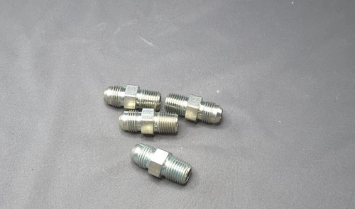PARKER P/N: 6-FTX-S~ 3/8" tube o.d. x 1/4" NPTD 37°Flare male connector-: QTY 4